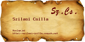 Szilasi Csilla névjegykártya
